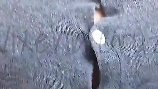 Risky Public Masturbation Inside the Taxi Non-tinted