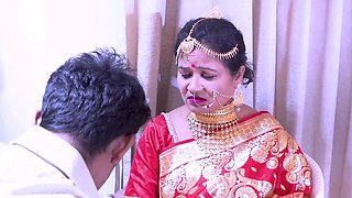 Indian Couple First Night of Marriage, Real Desi Suhaag Raat Sex