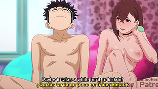 Japanese anime momo chan and okarun