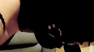 Cock Hole Is Open for Customers - Ring Gagged Cock Slut Rides Again