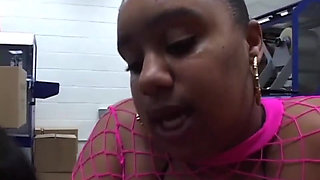 Sexy black babes loves big dick in mouth...just in mouth