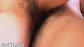 Miho Wakabayashi eagerly awaits a hardcore blowjob session and creampie finishing with a handsome japanese xxx woman!