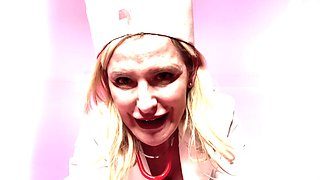 Doctor-patient roleplay nightmare with Lady Phoenix in a gas mask