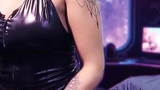 Delicious Cyberpunk Girl Astrid Orders a Cyber Dildo and Enjoys It Until She Glitches!