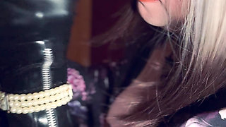 Sexy Goth Tina Snua Wants You To Come As You Watch Her Suck & Wank - Dildo BBW Gloves Glove Fetish