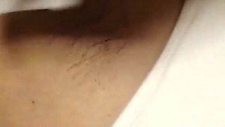 Hairy Armpits Basic Clean Routine Closeup