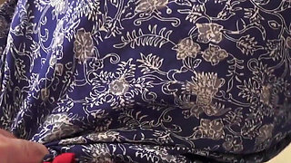 Milking stepson in the kitchen before his date