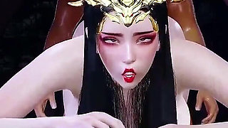 Cai Lin Fantasy Girl with a Big Booty Glow-up - 3D Animation Hentai