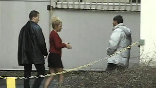 German Amateur Teen Threesome FMM Outdoor Babe Blonde #2