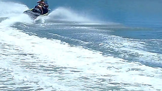 Sucking & Fucking My Jetski Instructor's Dick on the Beach