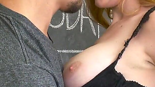 Lauren Phillips Fucking in the Classroom with Her Tits