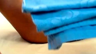 Perfect Ass Babe Squirts on Webcam