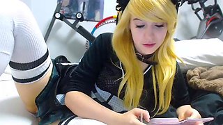 Emo Teen Becka Solo Webcam Masturbation Porn