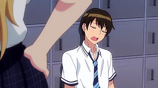 Wild hentai: lucky guy pounds best girls with huge tits in his school