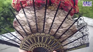 Doll Like Bliss with a Pale Busty Tease on a Playful Exposed Makeover Date Part.2