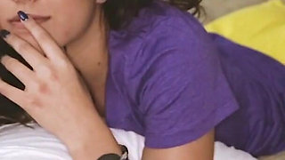 Cute nerdy stepsis with braces gets fucked hardcore