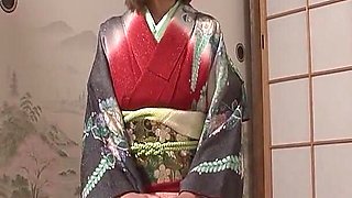 Sexy Japanese Girl Masturbates with Passion in Front of a Guy