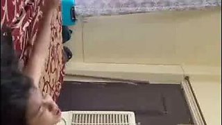 Indian Paramour Smooching and Standing Screwing