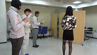 Sadistic Female President's Terrifying Morning Assembly, Kicking, Slapping, Spanking, Hard Ass Whipping with a Riding Crop