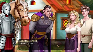 Busty blonde Myrtle enjoys nude swimming and solo play by the lake