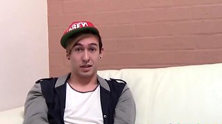 Young Australian Gay Jesse Jerks His Dick With Fleshlight