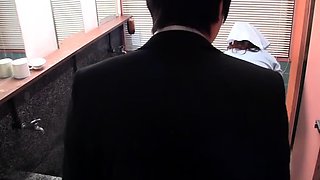 Japanese teen blowjob with creamy mustache