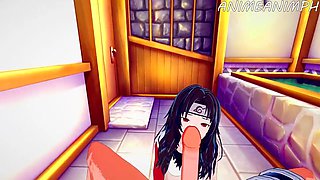 Gorgeous hentai girl exciting xxx scene