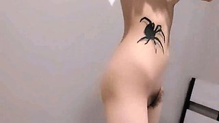 Asian amateur fucked in her hairy Japanese pussy