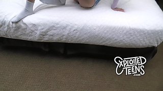 She is a leggy skinny exotic 18 yr old brand new to porn