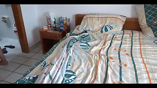I Record My Stepmom Urinating on the Beach and Washing Her Hairy Pussy