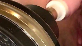 Slave Anal Penetrated with Fuck Machine