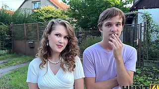 Stanley Johnson’s cock sucking with hot Una Fairy and his wife