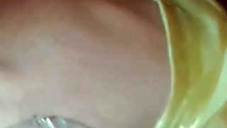 Selena's posing and games in yellow light