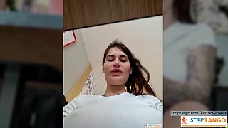 TattooGirlAlia Desirable escapade at stripTango