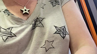 Pussy N Pubes Play in Transport Makes My Fingers Smell Amazing!