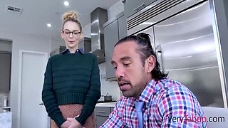 Stepdad Punishes Teen Daughter With Hardcore Fuck - Johnny Castle & Lily Larimar