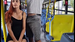 Naughty Girl on Bus Gets Cummed by Ksalnovinhos and Fanny Squirting