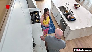 HOLED Babysitter Uses Her Butthole To Save Her Job - Ava Marina