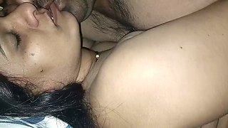 Intimate close-up of a fully nude desi couple getting busy