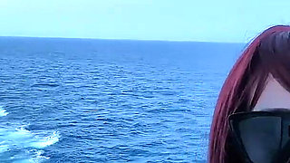 Fucked in the Public Toilet of the Boat