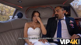 Watch Jenifer Mendez get her ass licked in a limo by her wedding ring-wearing husband