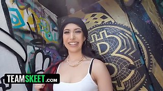 Penelope Woods' sweet ass and perky tits drive Ike Diezel wild as she rides him like a pro