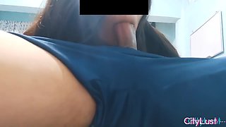 I Eat The Hot And Sweaty Latina Sport Girl Ass After The Workout And She Squirts In My Dick
