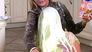 Beautiful amateur brunette lesbians at play