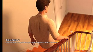 Stepsis stuck under the bed - Fucked her titty pussy - 3D Animated Porn Compilation