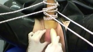 Beautiful blonde teasing anal with finger toys on webcam