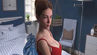Sexy big-titted teacher in a summer fantasy by Loveskysan69