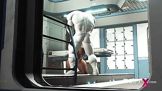 Adroit goddess's rough action