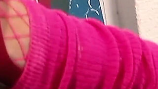 Brunette with Big Boobs Gets Fucked Inside a Car at the Car Wash