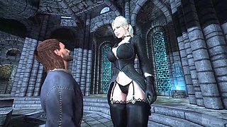 School of giants with Mister_me_gg as a hot blonde big-boobed goddess